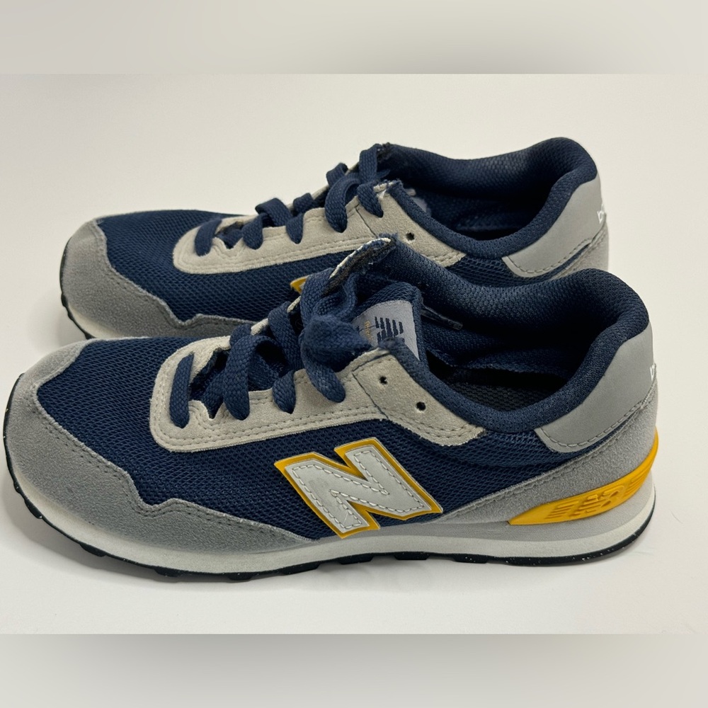 New Balance 515 Sneaker Size 2 Shoes Youth Boy Navy Slate Grey